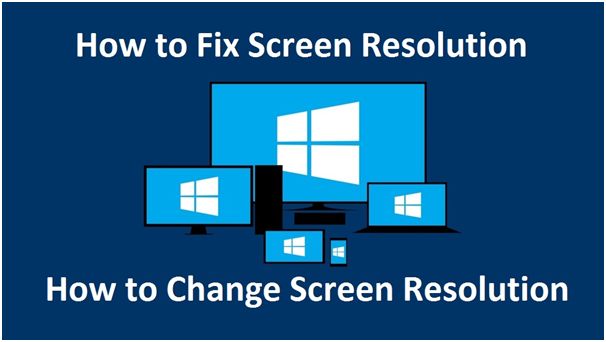 change screen resolution in windows 10